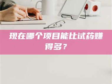 吉林现在哪个项目能比试药赚得多？